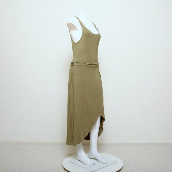 NWT And Now This Knit Sleeveless Wrap High Low Midi Dress - Picture 6 of 15